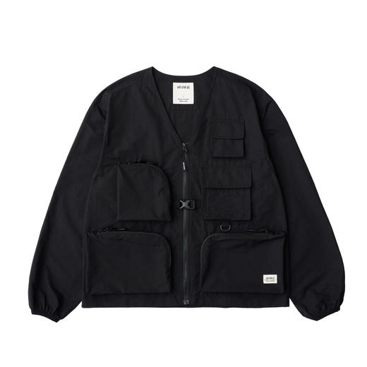 吃茶去chichaqu无领夹克户外马甲外套 商品图5