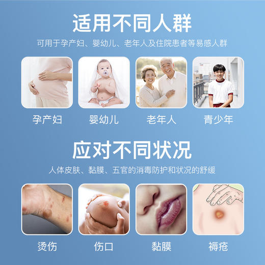 【买1送1】双极水消毒抗菌液320ml*2瓶 冠状病毒杀灭率99.47% 皮肤消毒保湿清洁 创面护理 无酒精不伤肤 喷一喷 商品图8