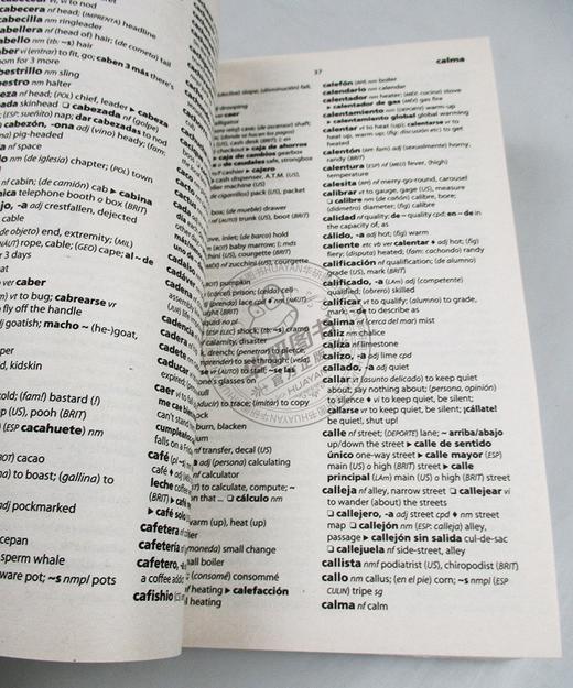 Collins西英双语字典 英文原版书 Collins Spanish Dictionary 柯林斯西班牙语英语词典辞典 英文版学习工具书 进口书籍 商品图3