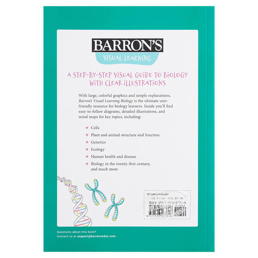 【中商原版】生物学 Barrons Visual Learning Biology  Helen Pilcher 商品图1