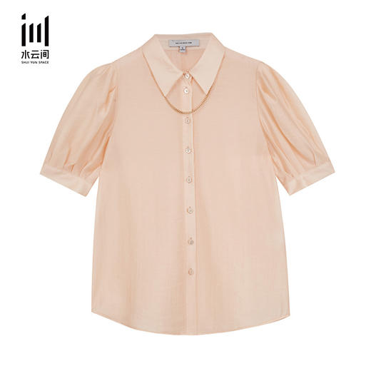 水云间22年夏上班系列中袖气质梭织衬衣12220781 商品图0