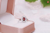 [ 莫吉托 ]  粉红碧玺银镶戒指 | 浪漫粉红，像杯中摇晃的红酒，醇厚热烈，艳绝一方 商品缩略图1
