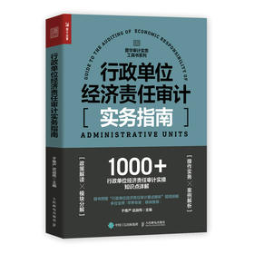 行政单位经济责任审计实务指南 财务会计审计报告企业管理财务报表普华审计实务工具书系列