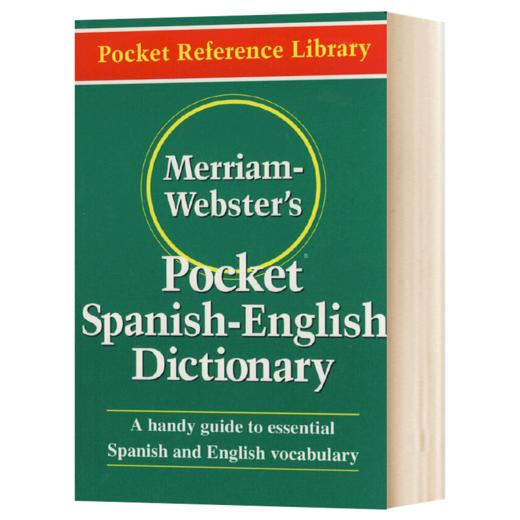 韦氏袖珍西班牙语英语双语词典 英文原版 Merriam-Webster's Pocket Spanish-English Dictionary 进口英语字辞典工具书 商品图1