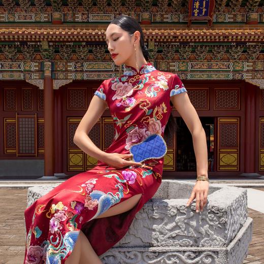 蔓楼兰/LOMELL 灵舞红韵旗袍 商品图0