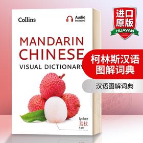 Collins柯林斯汉语图解词典 英文原版 Collins Mandarin ChineseVisual Dictionary 英语汉语双语词典全彩插图进口学习工具书