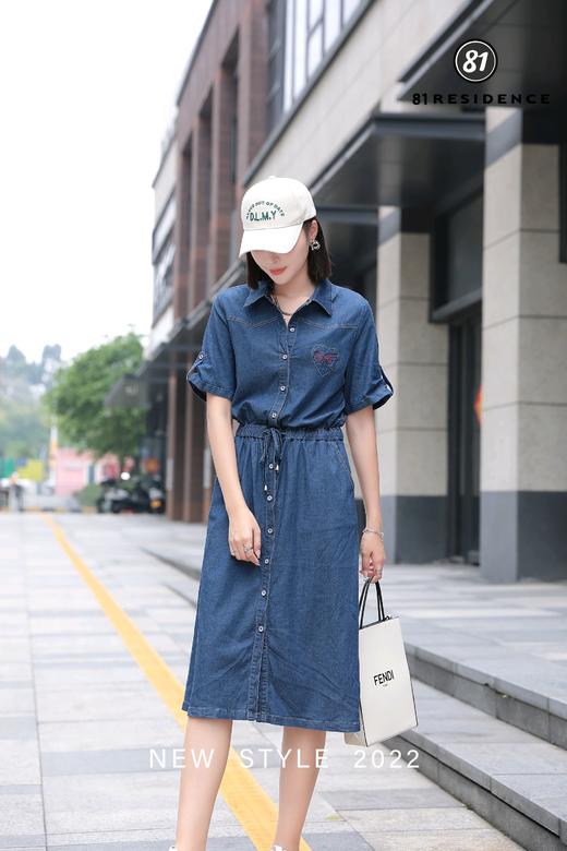 女牛仔连衣裙27197 商品图0