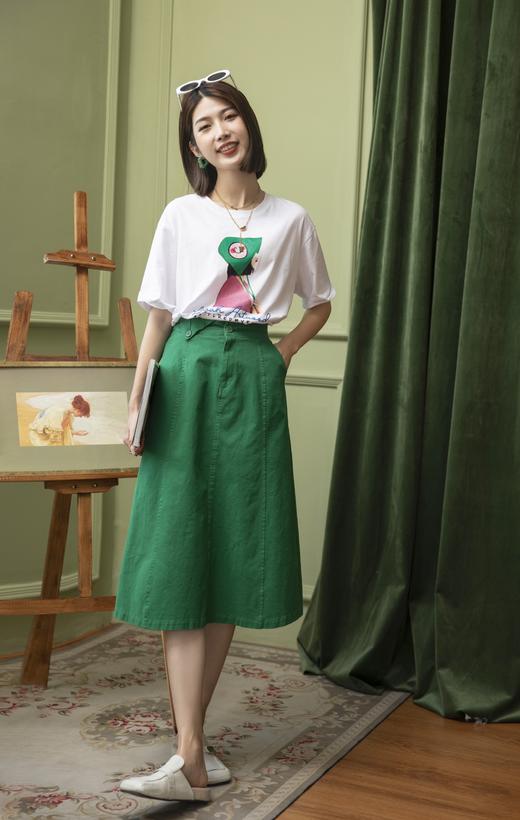 女牛仔半身裙3209753-1 商品图1