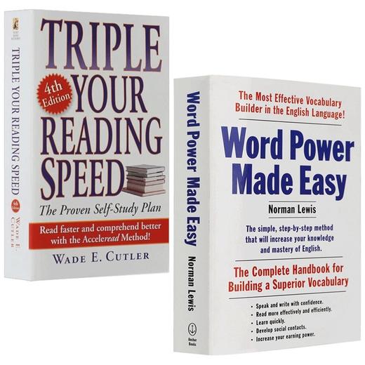 word power made easy单词的力量英文原版 三倍速英语阅读Triple Your Reading Speed 词汇阅读书籍搭韦氏字根词根词典韦小绿 商品图1