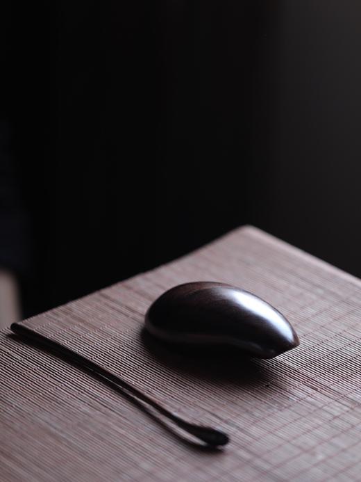 【青山特惠】老料 大红酸枝 荷合 茶则一套  s5 商品图6