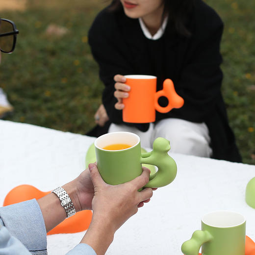 空之间生可爱猫咪陶瓷马克杯女生小众家用杯子礼盒男生创意咖啡杯 商品图2