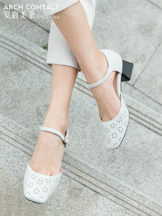 安启美奈镂空凉鞋 商品图11