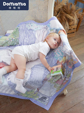 Domiamia哆咪呀竹棉纱布盖毯婴儿夏凉被宝宝儿童被子幼儿园毯子夏