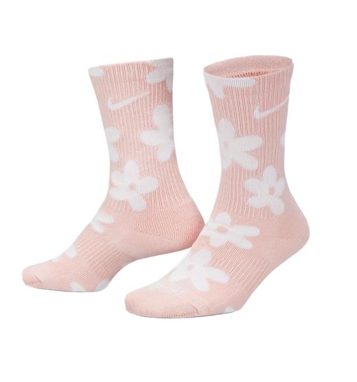 耐克-鞋袜类（夏）F2大童3双装袜子大气浅粉-白 商品图1