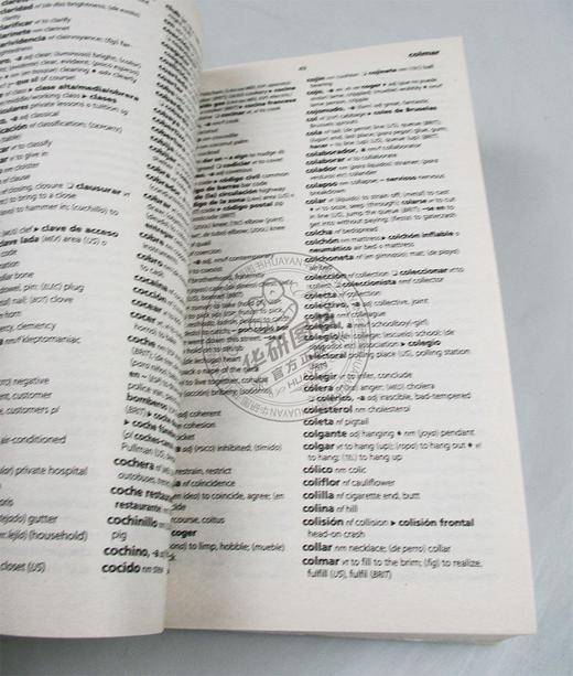 Collins西英双语字典 英文原版书 Collins Spanish Dictionary 柯林斯西班牙语英语词典辞典 英文版学习工具书 进口书籍 商品图2