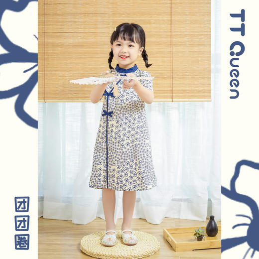 团团圈夏日长旗袍 商品图1