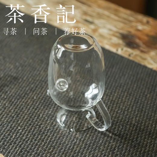 茶香记 透明玻璃高执壶 绿茶壶 一壶多用 剔透明亮 高性价比 商品图4