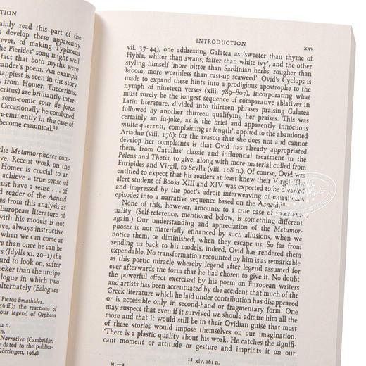 预售 【中商原版】奥维德：变形记（牛津世界经典系列）英文原版 Metamorphoses (Oxford Worlds Classics) 商品图3