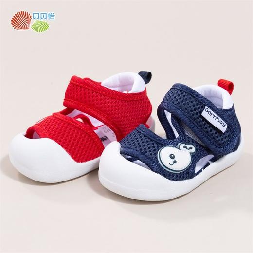 贝贝怡童鞋男女童步前鞋夏季新款宝宝学步鞋软底轻便儿童鞋 商品图2
