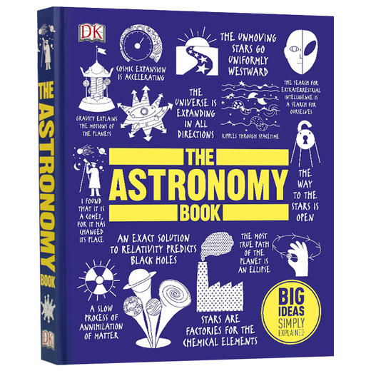 DK天文学百科 英文原版 The Astronomy Book 人类的思想百科丛书 STEM百科科普图解 英文版原版书籍 精装进口英语书 商品图1