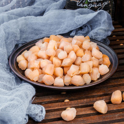 野生淡干 栉孔干贝肉 贝中上品 鲜甜无比 无盐无添加 |百里食 商品图3