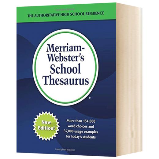 韦氏学生同义词辞典 英文原版 Merriam-Webster's School Thesaurus 英文版字典词典工具书 进口原版英语书籍 商品图1