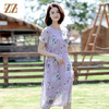佐尔美夏季新款 桑蚕丝真丝乔其连衣裙女E12LS82 商品缩略图1
