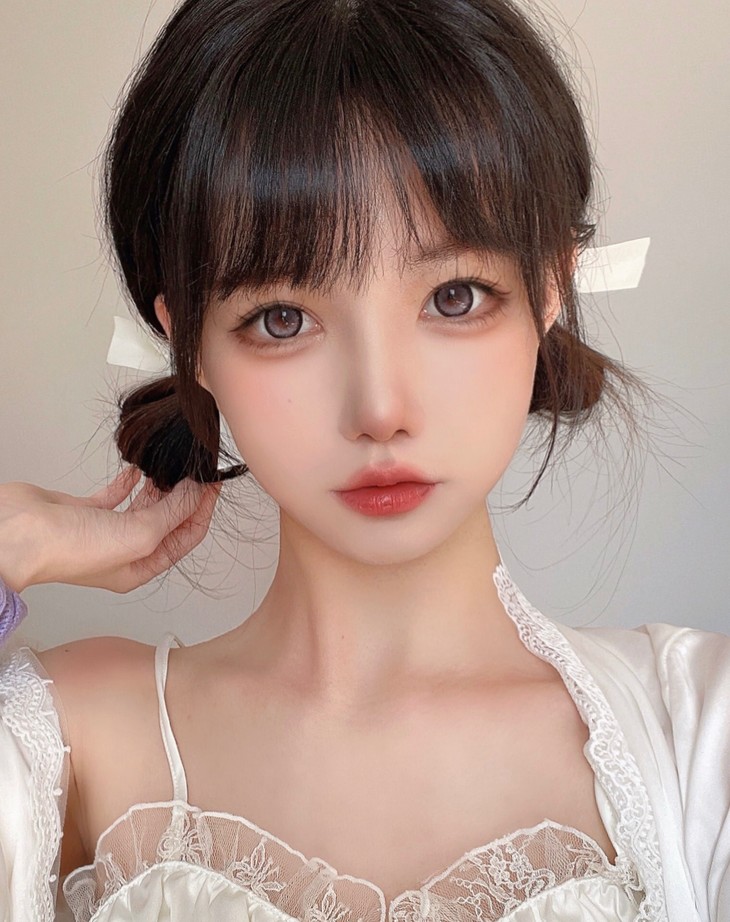 GINOMII半年抛隐形眼镜 黑加仑色14.5mm 一副/2片-VVCON美瞳商城18