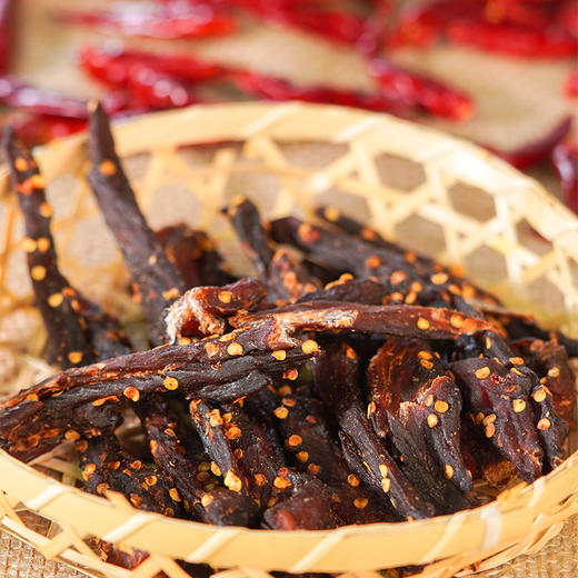 风干鸡胸肉干 | 高蛋白健身解馋休闲小零食，1袋蛋白质高达161.75g，剔除筋膜越嚼越香，轻松无腹担[福利品] 商品图1
