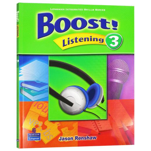 培生朗文中学英语教材 听力分级强化训练3 英文原版 Boost Listening L3级 听力练习技能培训学生用书 小学中高年级 初中 英文版 商品图3