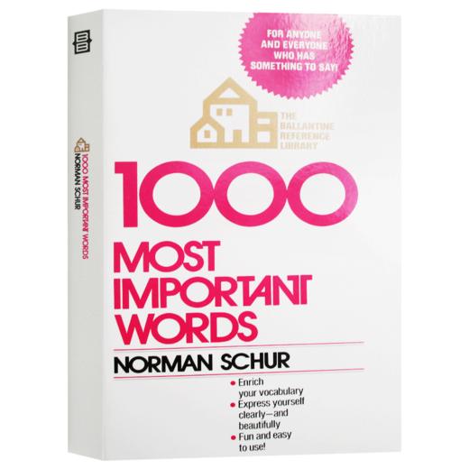 1000个重要词汇 英文原版 1000 Most Important Words 英语单词学习工具书 英文版字典词典 进口原版书籍 商品图0
