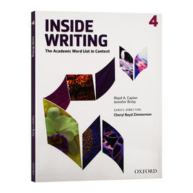 牛津学术写作系列4级 英文原版教材 Inside Writing Level 4 Student Book 英文版写作技巧工具书 进口原版英语书籍 OUP Oxford