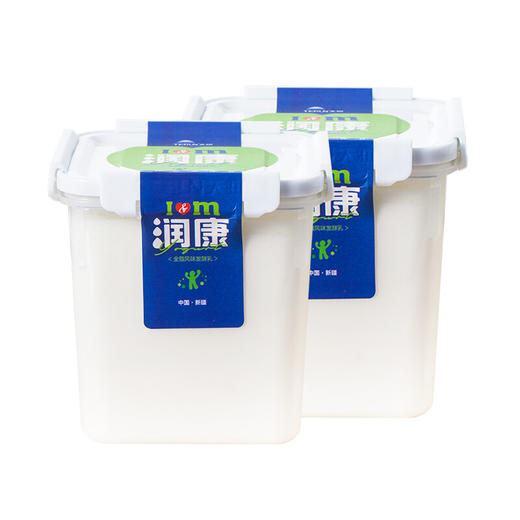 新疆天润原味方桶老酸奶2斤/桶  商品图1