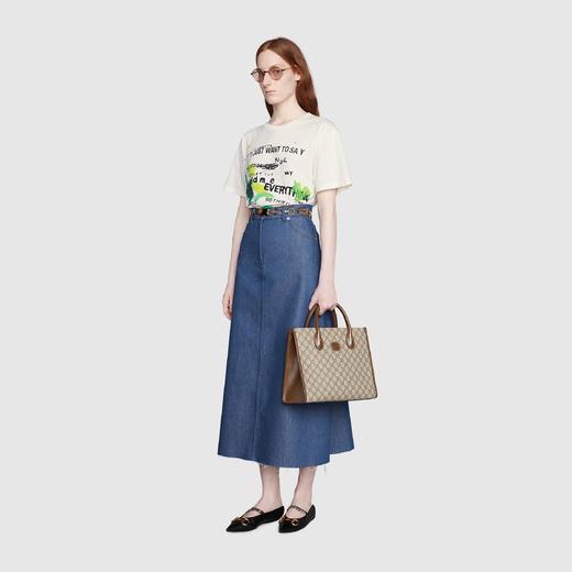 Gucci 古驰 GG Retro系列小号托特包 手提肩挎包 65998392TCG 商品图8