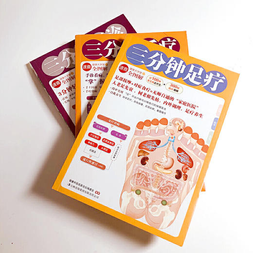 【优惠套装】3分钟手诊面诊足疗(套装全3册) 商品图3
