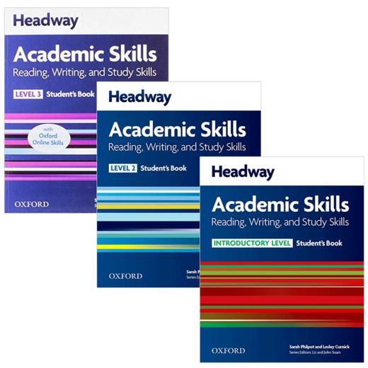 牛津学术英语读写学习技巧3册套装 英文原版 Oxford Headway Academic Reading Writing and Study Skills 英文版进口原版英语书籍 商品图3