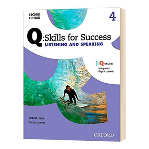 牛津学术成功系列听说教材4级 英文原版 Oxford Q Skills for Success Listening and Speaking 4 英文版进口英语词汇语言学习书籍 商品图1