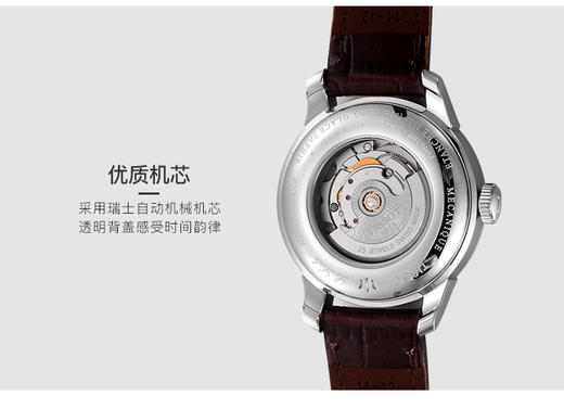 HAT0062071603800 天梭TISSOT 天梭 力洛克系列皮带机械女士手表 T0062071603800 商品图3