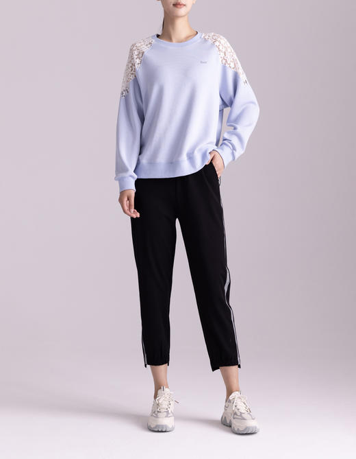 时尚侧面条纹休闲束脚裤36715 商品图0