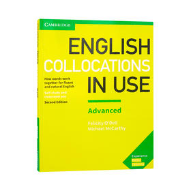 剑桥高JI英语搭配 第二版 英文原版 English Collocations in Use Advanced 英语词汇学习自学工具书 英文版进口原版书籍 配答案