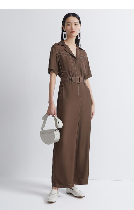 INSUN恩裳恩裳2022夏季新款商务通勤气质时尚连体裤9C32220500 商品图1