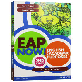 学术英语 英文原版 培生学生用书 EAP Now English for academic purposes students book 写作与阅读指导练习 英文版原版英语书籍