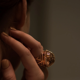 北京仓｜I Am Rock-Abundance-穹顶 戒指（金色）［澳大利亚设计师］