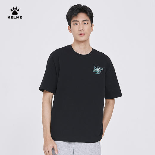 卡尔美冰感T恤男官方旗舰圆领潮流休闲半袖宽松针织夏季男装 商品图0