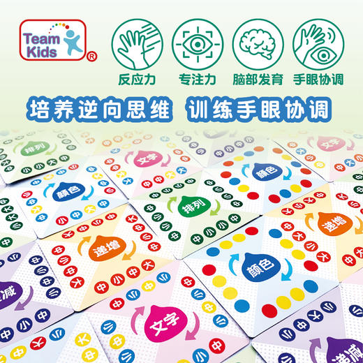 Teamkids添奇逆思形想反应力训练亲子玩具儿童益智桌面游戏6-13岁 商品图2