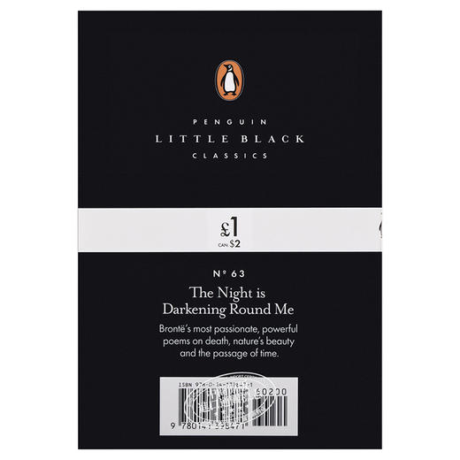 【中商原版】LBS:  63 The Night is Darkening Round Me 英文原版 小黑书: 63 艾米莉·勃朗特：四周夜色越来越暗 商品图1