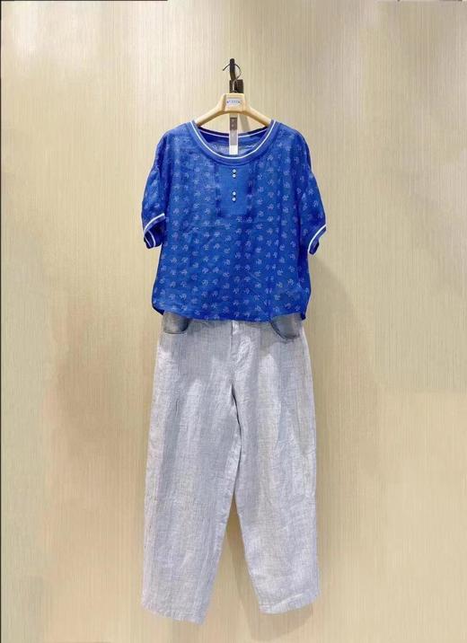 3楼无色无味女装全麻衬衫8226C265 商品图0