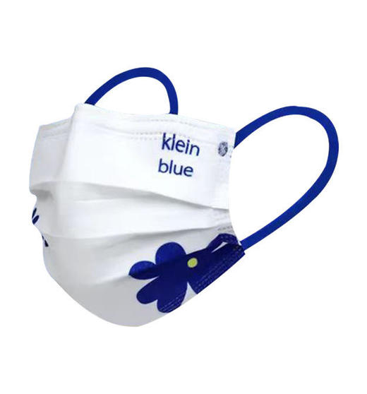 【定制轻奢感】克莱因蓝色一次性防护罩长久佩戴不闷热无纺布+熔喷布材质颜值既是正义个性可爱男女高颜值显瘦罩 商品图6