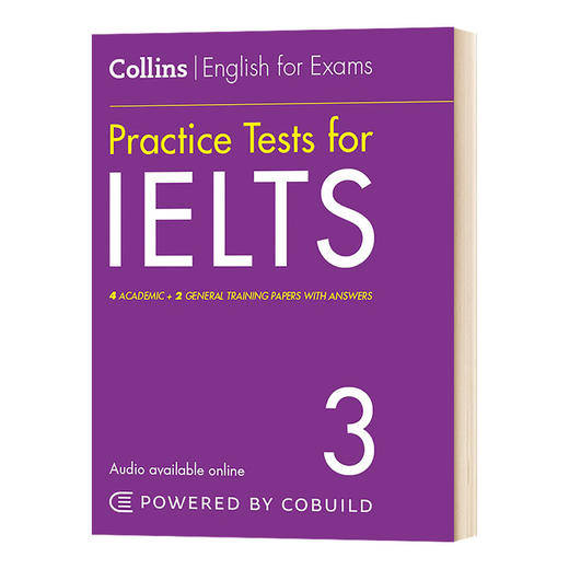 柯林斯雅思模拟题3 英文原版 Practice Tests for IELTS 3 Collins English for IELTS 英文版 进口英语原版书籍 商品图0