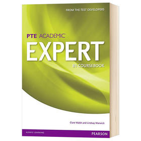 PTE学术英语考试B1教材 英文原版 Expert Pearson Test of English Academic B1 Standalone Coursebook PTE 培生学生用书 英文版